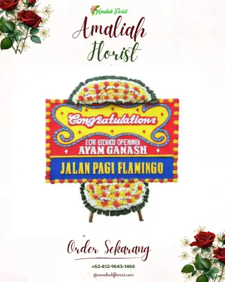 Sewa Papan Bunga Pik 1
